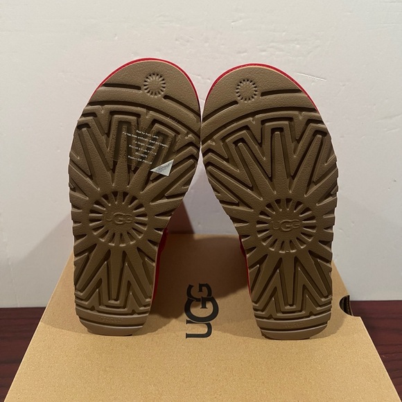 Ugg, Mini Bailey Button 2, 1016422, Red - Picture 12 of 13